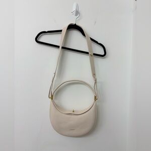 Songmont Cream Crescent Shoulder Bag